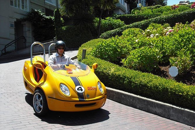 2HR Golden Gate Bridge and Lombard Loop GoCar Tour - Presidio of San Francisco: bay views in a former military base