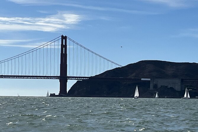 2hr. INTERACTIVE Sailing Experience on San Francisco Bay - Golden Gate Bridge photo time, up close and personal