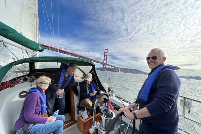 2hr. SUNSET Sailing Experience on San Francisco Bay - Sausalito at dusk, on a real sailboat