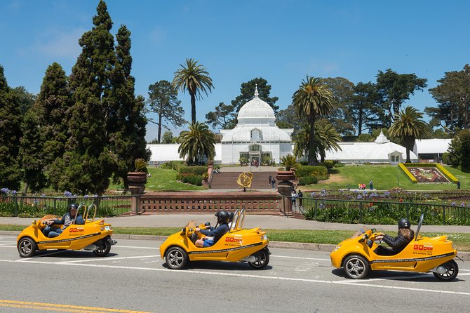 3HR Golden Gate Bridge and Golden Gate Park GoCar Tour - Price and value: $229 for a whole GoCar (up to 2)