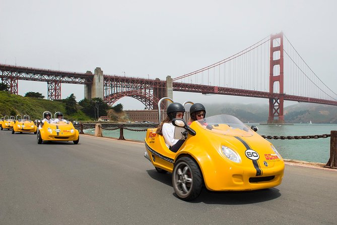 3HR Golden Gate Bridge and Golden Gate Park GoCar Tour - Does the tour cross the Golden Gate Bridge?