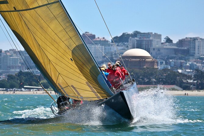 America's Cup Day Sailing Adventure on San Francisco Bay - Golden Gate Bridge sailing and the north side wind days