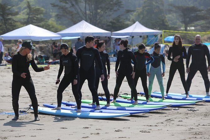 Beginner Surf Lessons At Stinson Beach - The 2-hour lesson flow: sand practice, then coached waves