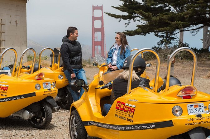 Early Bird San Francisco GoCar Tour - First sightseeing stops: Ghirardelli area and Bay views