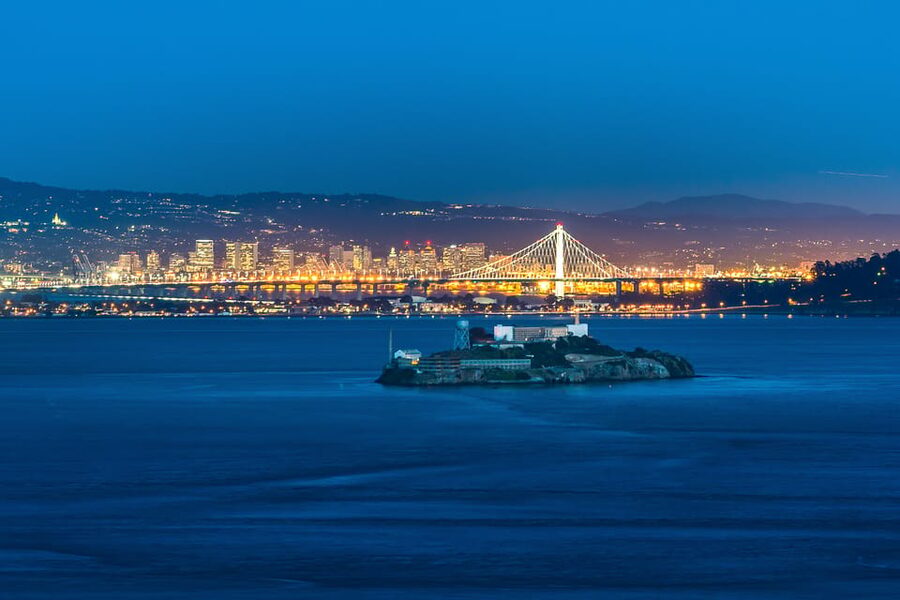 From San Francisco: Alcatraz Night & Muir Woods & Sausalito - Ferry across the bay, a calm bridge between your day parts