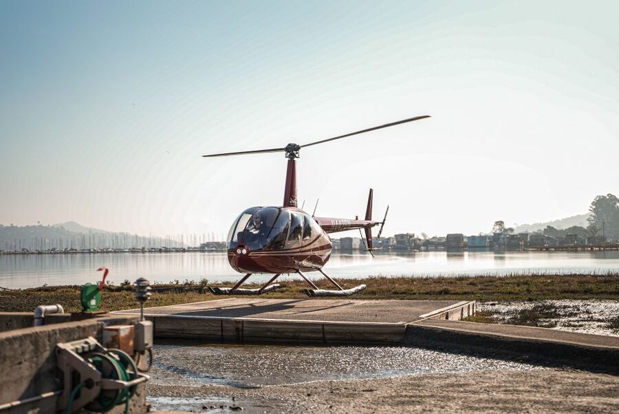 From Sausalito: San Francisco and Alcatraz Helicopter Tour - Takeoff and the first minute over the water