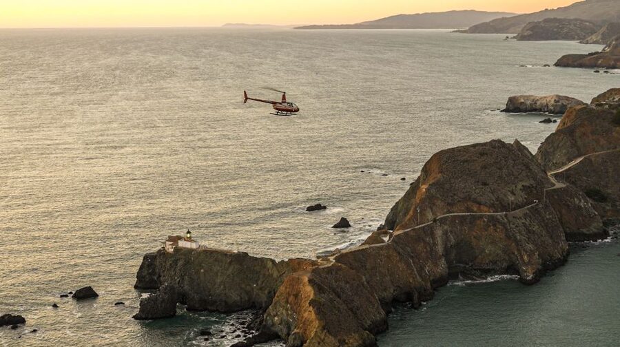From Sausalito: San Francisco and Alcatraz Helicopter Tour - Alcatraz Island from above: the prison island in context