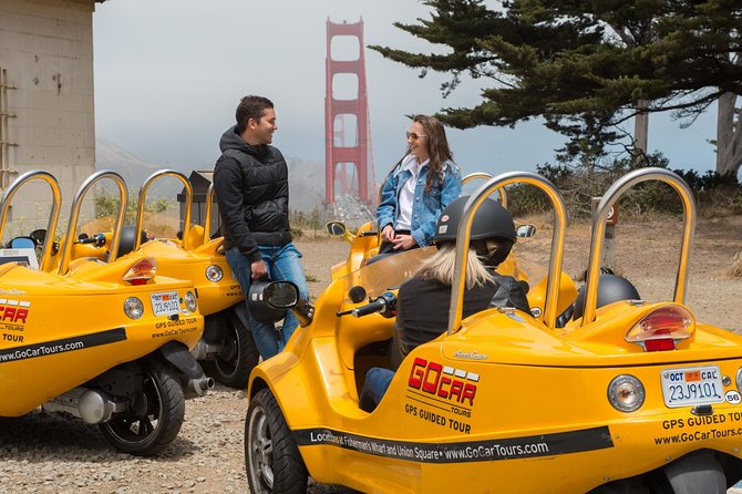 GoCar San Francisco Tour - The 2-Seater GoCar Setup, helmets, trunk, and the realities of a tiny vehicle