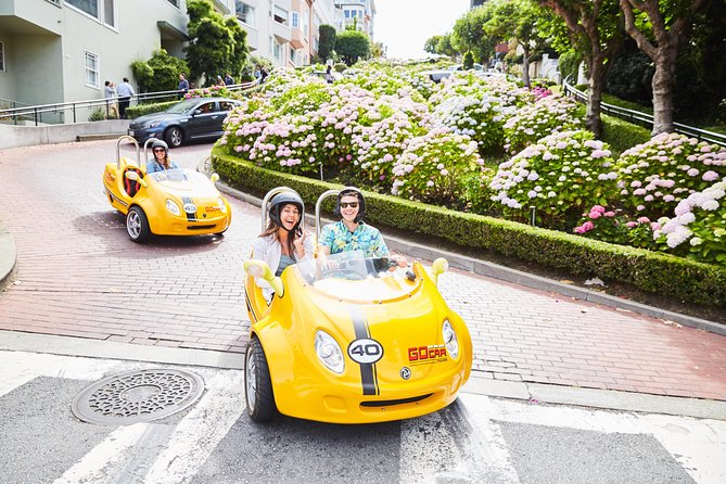 GoCar San Francisco Tour - The Route Highlights, stop by stop from Palace of Fine Arts to Golden Gate Park