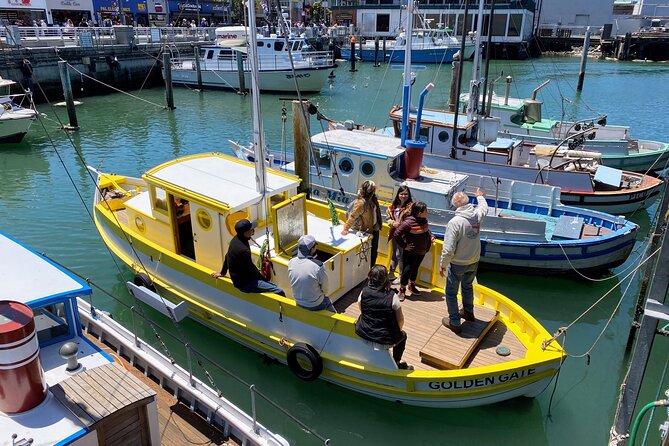 Golden Gate Bay Voyage on Historic Yellow Boat - Fisherman’s Wharf stories with Captain Sal Alioto, plus the working waterfront