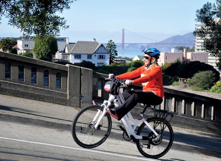 Golden Gate Bridge: Electric Bike Guided Tour to Sausalito - Fort Mason and the Marina District: where the route turns scenic