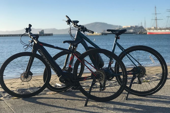 Golden Gate Bridge Electric Bike Rentals w/ Optional Ferry Return - Electric bikes meet a Golden Gate ferry shortcut