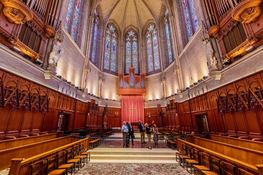 Grace Cathedral: Explore the Beauty (Entry + Self-Led Tour) - Gothic architecture you can actually see: stained glass, doors, and sacred design