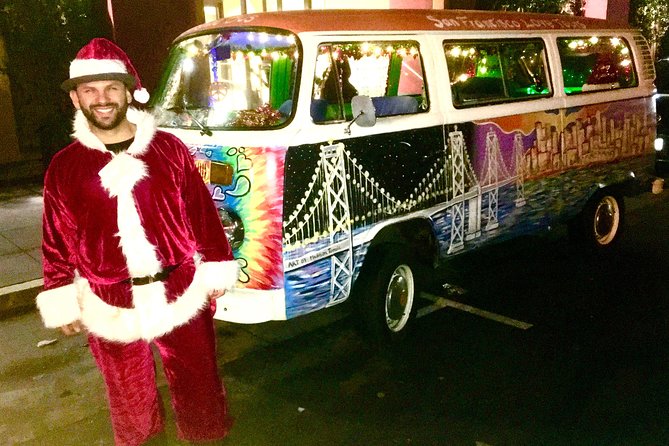 Holiday Lights Tour of San Francisco - The 5:00 pm start and the holiday loop you’ll follow