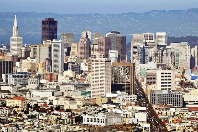 Mix & Save: San Francisco Grand City Tour + Escape from the Rock Cruise - Twin Peaks: the skyline moment, with fog as the boss