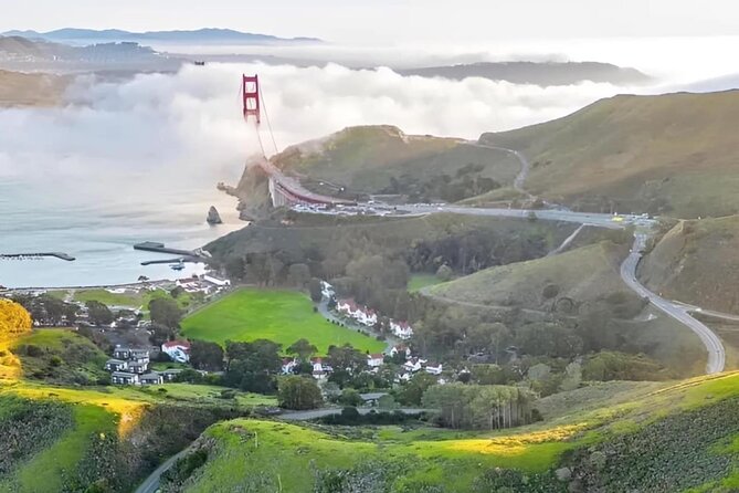 Muir Woods, Sausalito and Golden Gate Bridge - Golden Gate Bridge stop: multiple angles in about 15 minutes