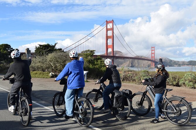 North Beach To Golden Gate Bridge E-Bike Tour - Ghirardelli Square and Fort Mason, coastal views with low friction