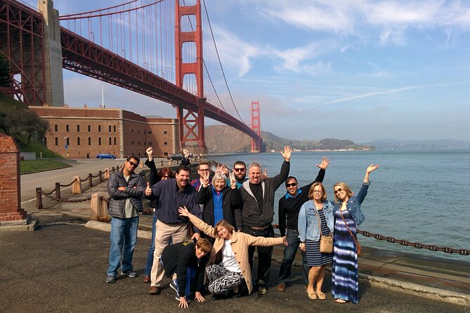 One Day in San Francisco: Alcatraz, Muir Woods, and SF City Tour - The Golden Gate Bridge stop, quick and iconic