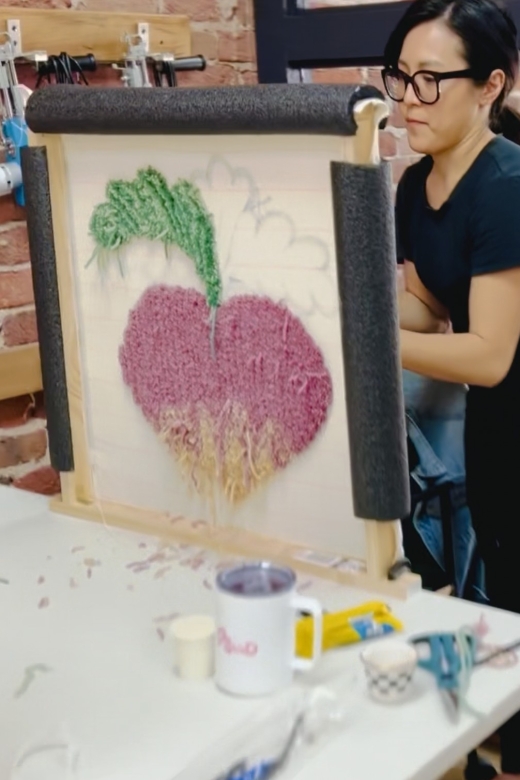 Rug Tufting Workshop - Using the Tufting Gun on an 18" x 18" Frame