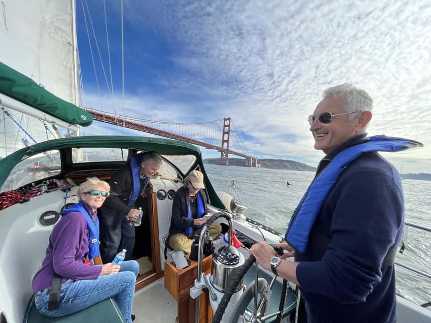 SAN FRANCISCO: (2hr) Interactive Sailing Experience - Cruising the SF waterfront and spotting Sausalito’s floating homes