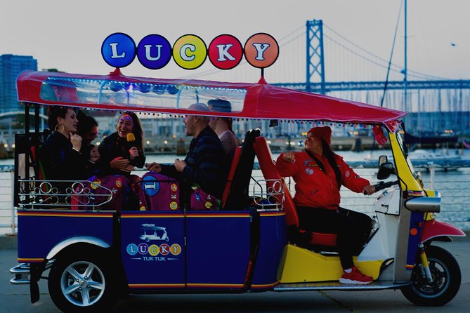 San Francisco Afternoon or Sunset Private Tour - Lucky Tuk Tuk - Marina Green and Crissy Field: where the Golden Gate shows up (no bridge crossing needed)
