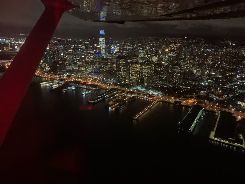 San Francisco: Airplane Private Night Bay Tour - Meet at 20995 Skywest Dr, Hayward, Then Strap In