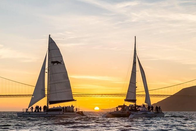 San Francisco Bay Sunset Catamaran Cruise - The complimentary drink, plus the onboard bar reality