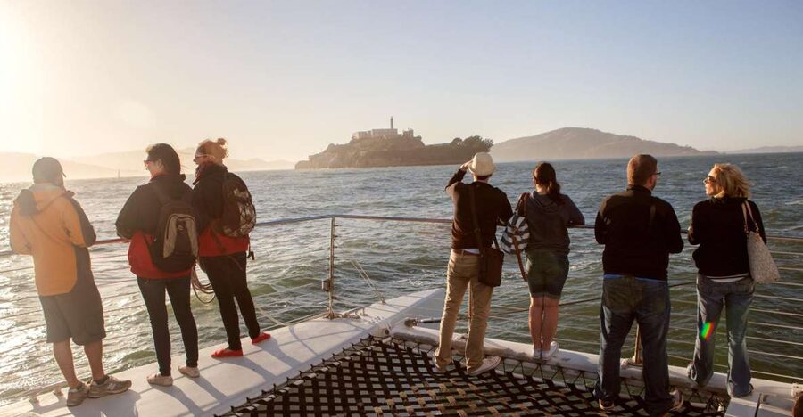 San Francisco Bay Sunset Cruise by Luxury Catamaran - The Golden Gate Bridge moment you will actually remember