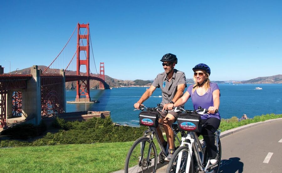 San Francisco: Bike Tour with Muir Woods and Sausalito Visit - Sausalito guided tour and self-guided lunch time