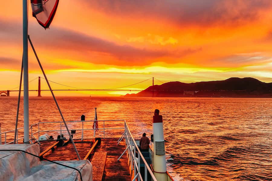 San Francisco: California Sunset Cruise (2-hours) - The first stretch: Alcatraz, Angel Island, and Marin Headlands