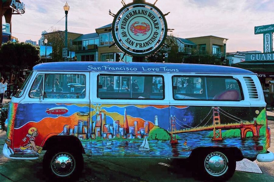 San Francisco: City Sightseeing Tour on Hippie Bus - The authentic VW hippie bus factor