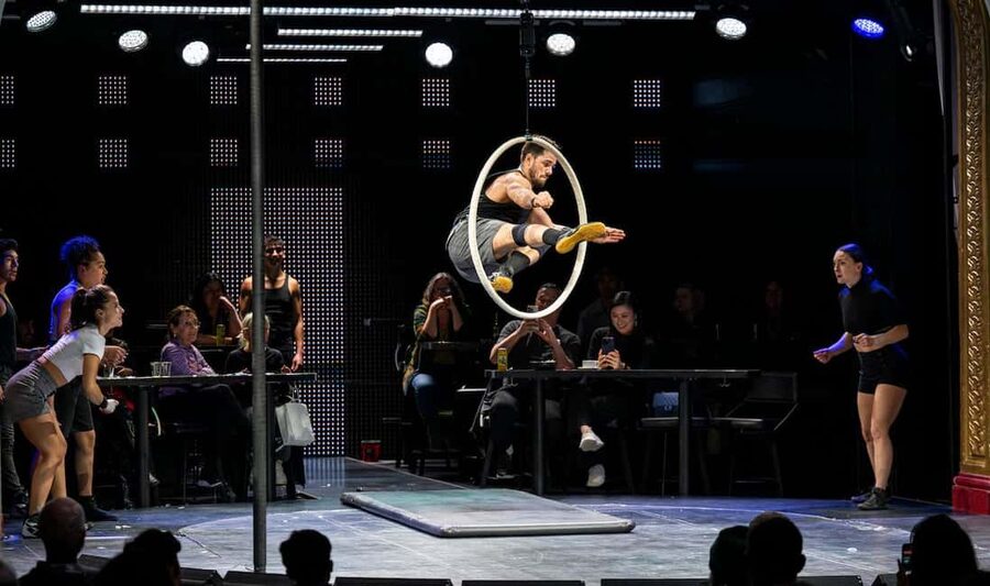 San Francisco: "Dear San Francisco" Immersive Acrobatic Show - Finding your seat: sections, stairs, and best-case planning