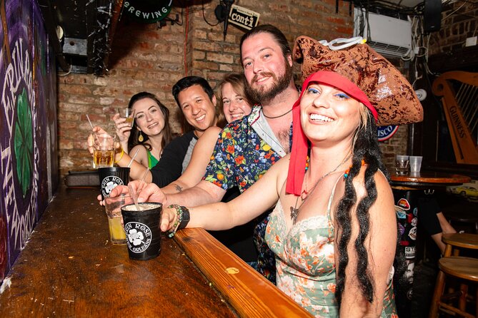 San Francisco Ghosts Boos and Booze Haunted Pub Crawl - The first haunting stop, learning which ghost still lingers