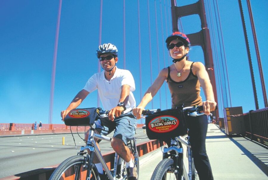 San Francisco: Golden Gate Bridge to Sausalito Bike Tour - From Blazing Saddles at 721 Beach St to the National Park Bike Path