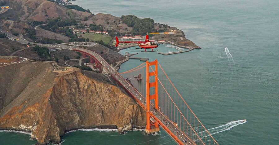 San Francisco: Golden Gate Helicopter Adventure - Sausalito, Richardson Bay, and why this start point matters
