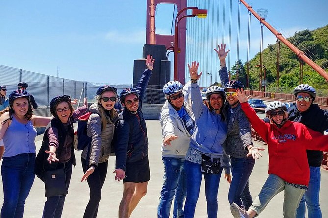 San Francisco Golden Gate To Sausalito Bike Tour - Presidio warming hut, then Vista Point: prepping for the big crossing