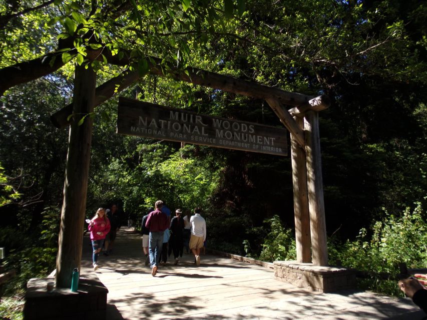 San Francisco Grand City Tour + Muir Woods and Sausalito - Crossing to Marin: Golden Gate Bridge, Rainbow Tunnels, and Mt. Tamalpais Views