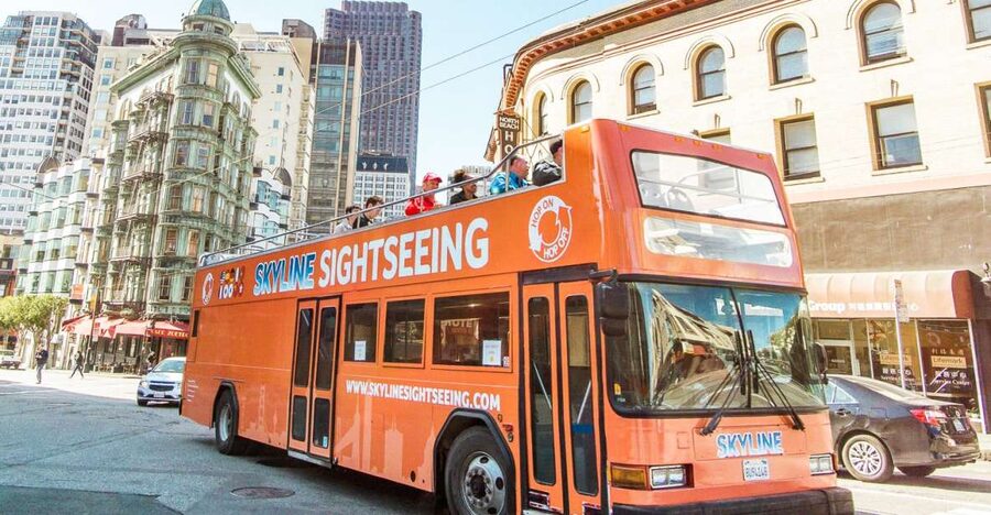 San Francisco: Hop-On Hop-Off Bus with Ferry & Alcatraz Tour - Open-Top Golden Gate Bridge Views and the North Vista Point Photo Stop