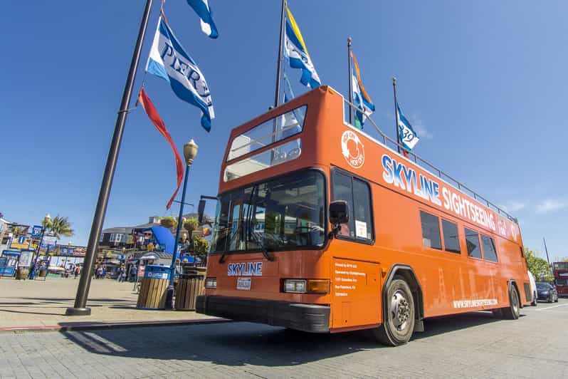 San Francisco: Hop-On Hop-Off Tour with Optional Night Tour - Entering the bus: how the double-decker ride improves your photos