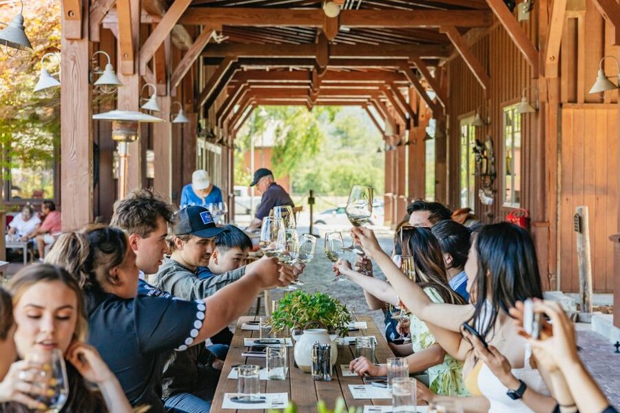 San Francisco: Luxury Small-Group Wine Tour of Napa Valley - V. Sattui Winery: a seated tasting in a historic family setting
