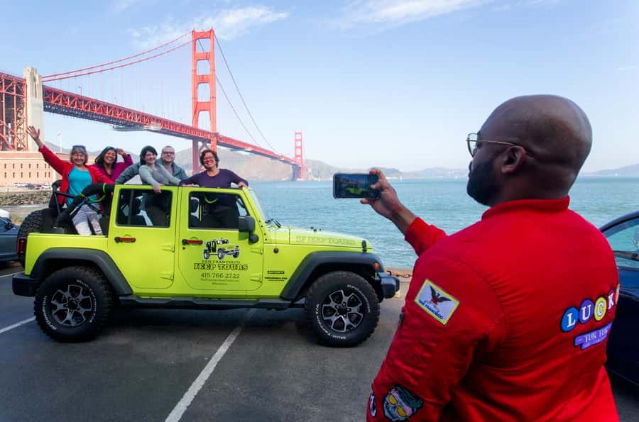 San Francisco: Muir Woods Giant Redwoods & City Private Tour - Golden Gate Bridge Photo Stops: Twice Across, Twice the Wow