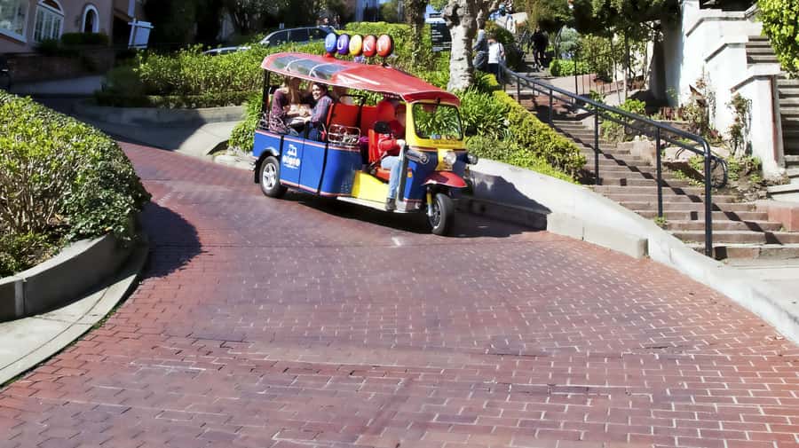 San Francisco: Private City Tour by Electric Tuk-Tuk - The route, stop by stop, from the Wharf to the Bay views