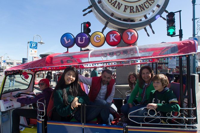 San Francisco Private Group City Tour - Lucky Tuk Tuk - Pier 39, Musée Mécanique, SkyStar Wheel, then Umbrella Alley photos