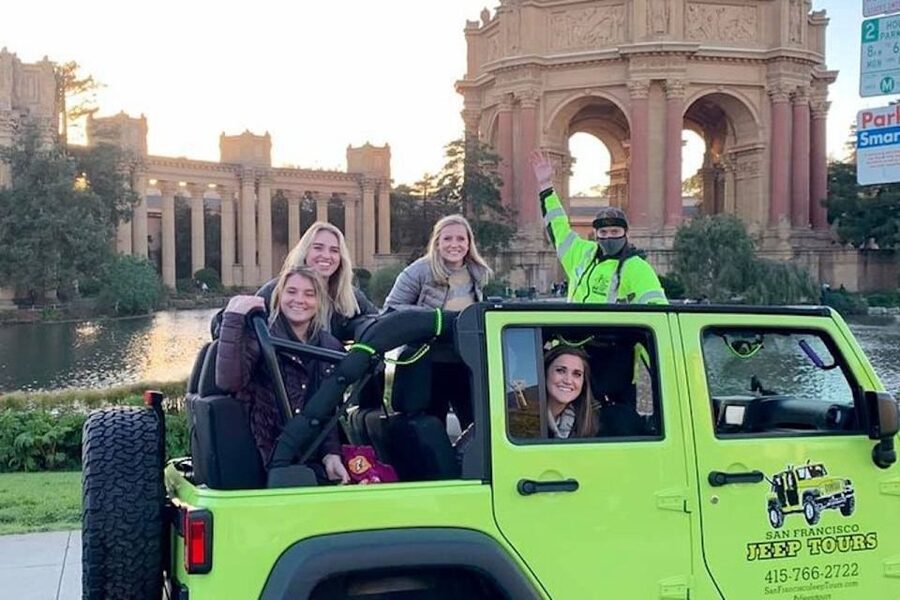 San Francisco: Private Sunset or Night Jeep Tour (max 6) - Starting at 2870 Hyde Street, right by Fisherman’s Wharf