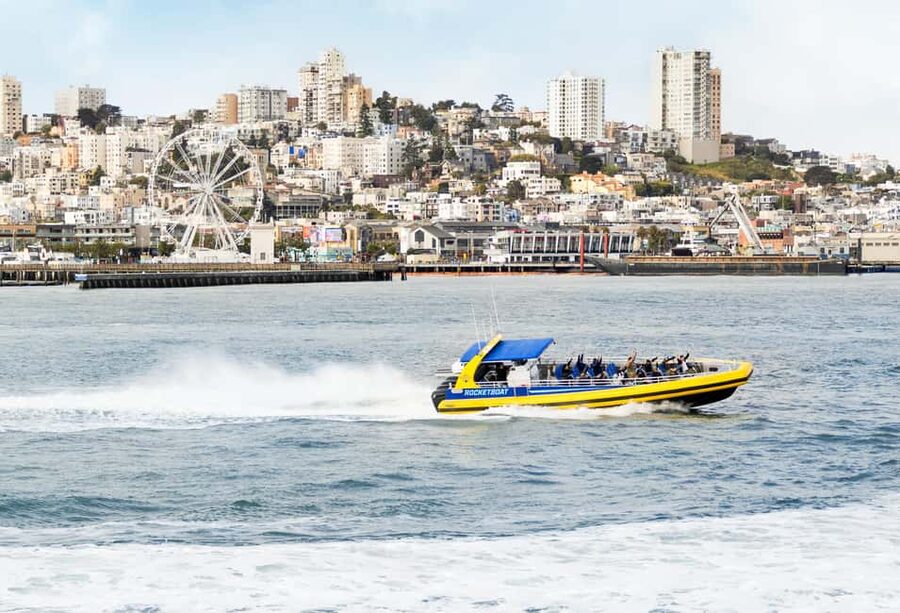 San Francisco: RocketBoat Tour - Where You Start at Blue and Gold Fleet Pier 41