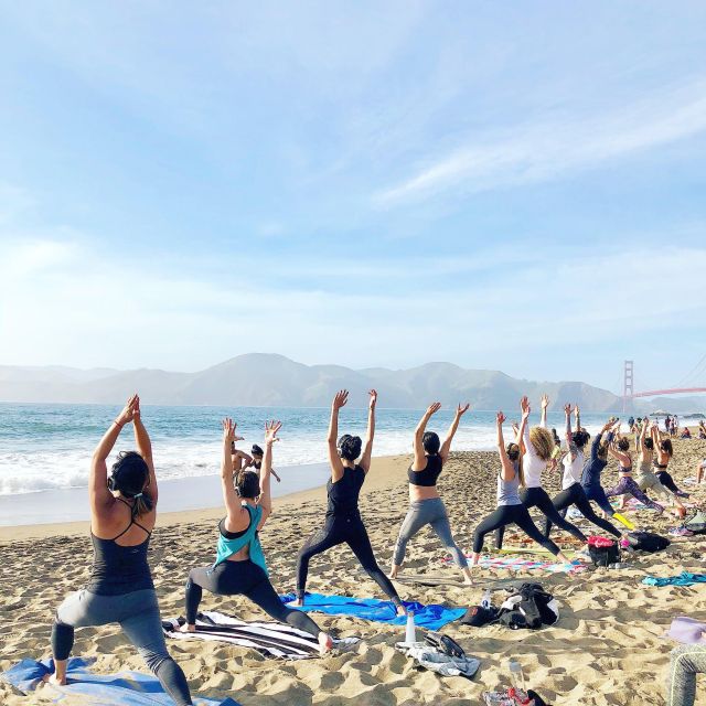 San Francisco: Silent Disco Yoga at Baker Beach - Timing, lingering after class, and using Baker Beach like a local