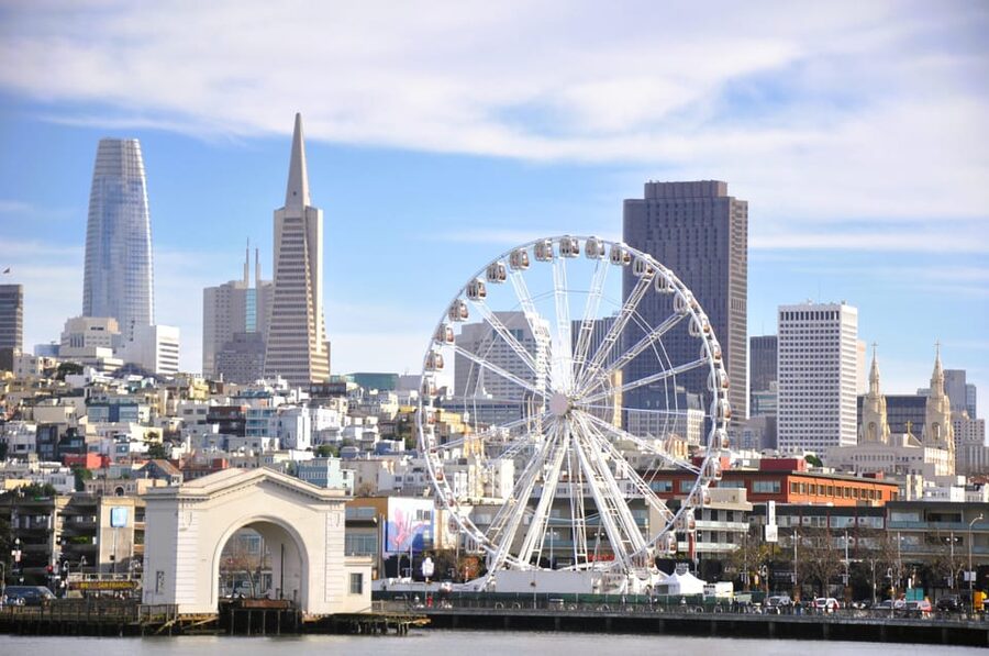 San Francisco: Sky Star Wheel - Fisherman's Wharf - Timing choices: day versus night, and when the views feel best