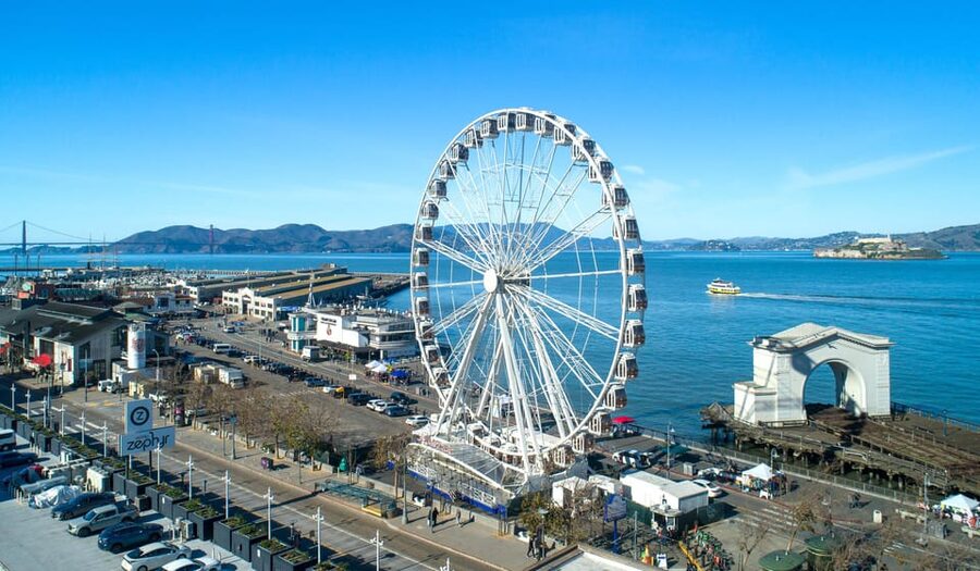San Francisco: Sky Star Wheel - Fisherman's Wharf - What is included, and what is not (so you pack right)