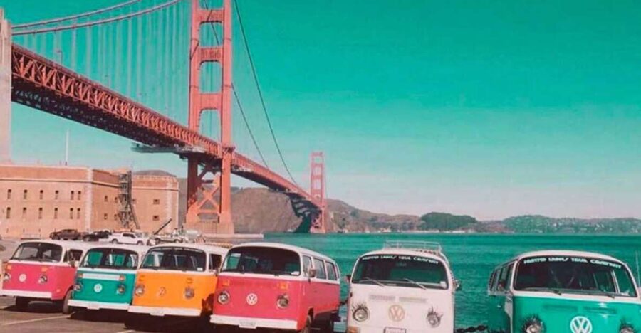 San Francisco: Small-Group City Tour by Vintage VW Bus - Golden Gate Bridge viewpoints: seeing the icon and learning how it fits