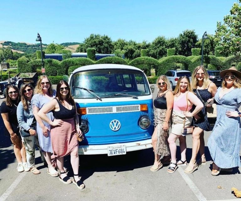 San Fransisco: Vintage VW Bus Wine Country Tour Small Group - Vintage VW Bus comfort: small-group fun with a real-world caveat